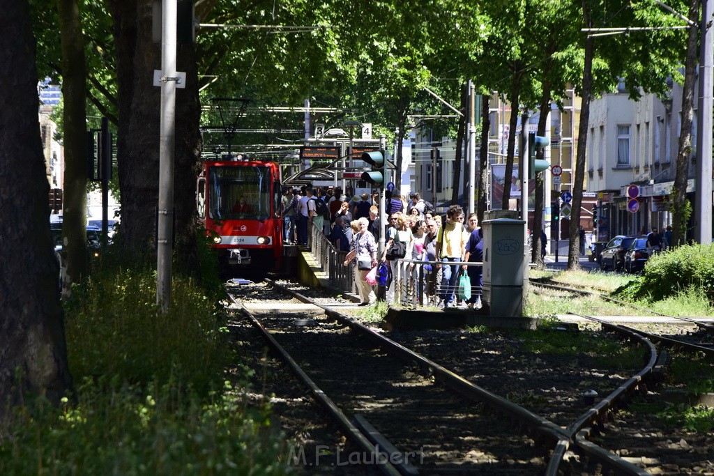 VU Roller KVB Bahn Koeln Luxemburgerstr Neuenhoefer Allee P131.JPG - Miklos Laubert